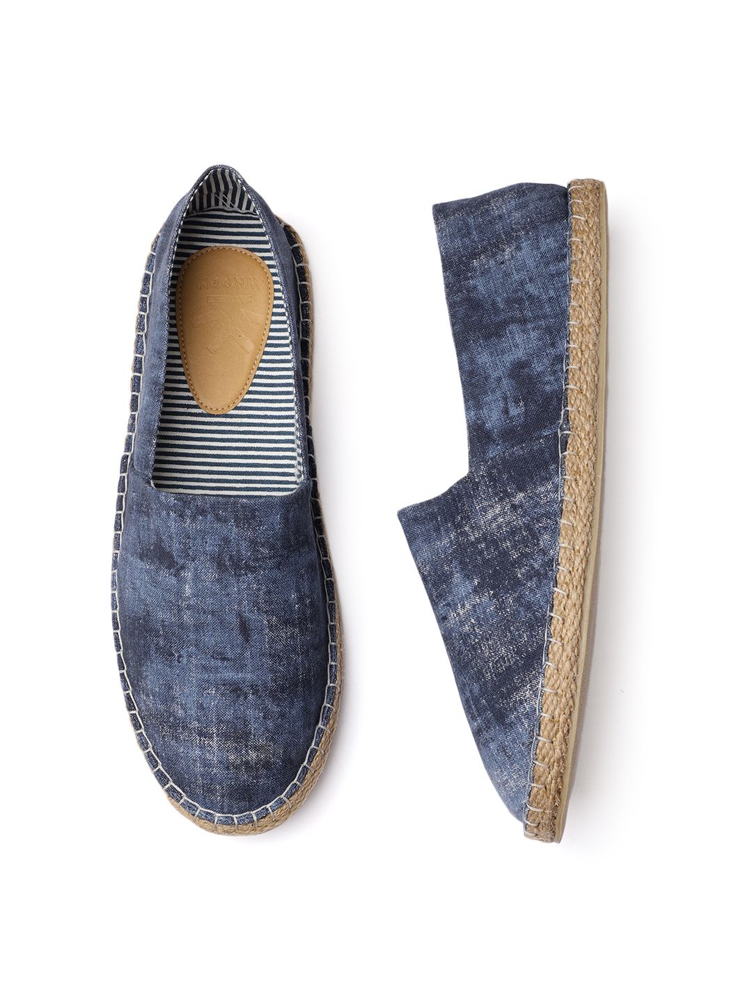 WROGN Men Navy Blue Espadrilles