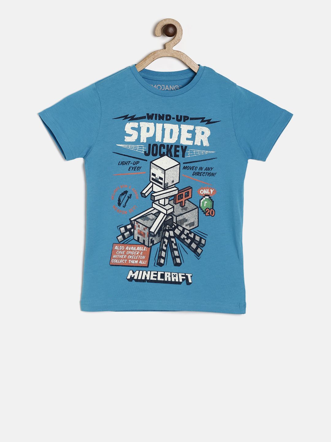 Marks & Spencer Girls Blue Printed Pure Cotton Top
