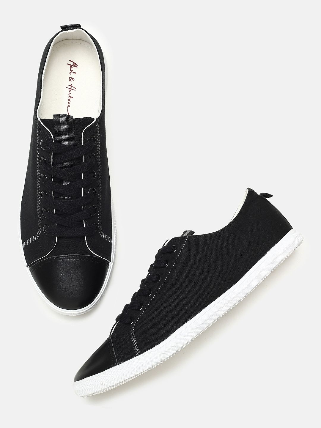 Mast & Harbour Men Black Sneakers