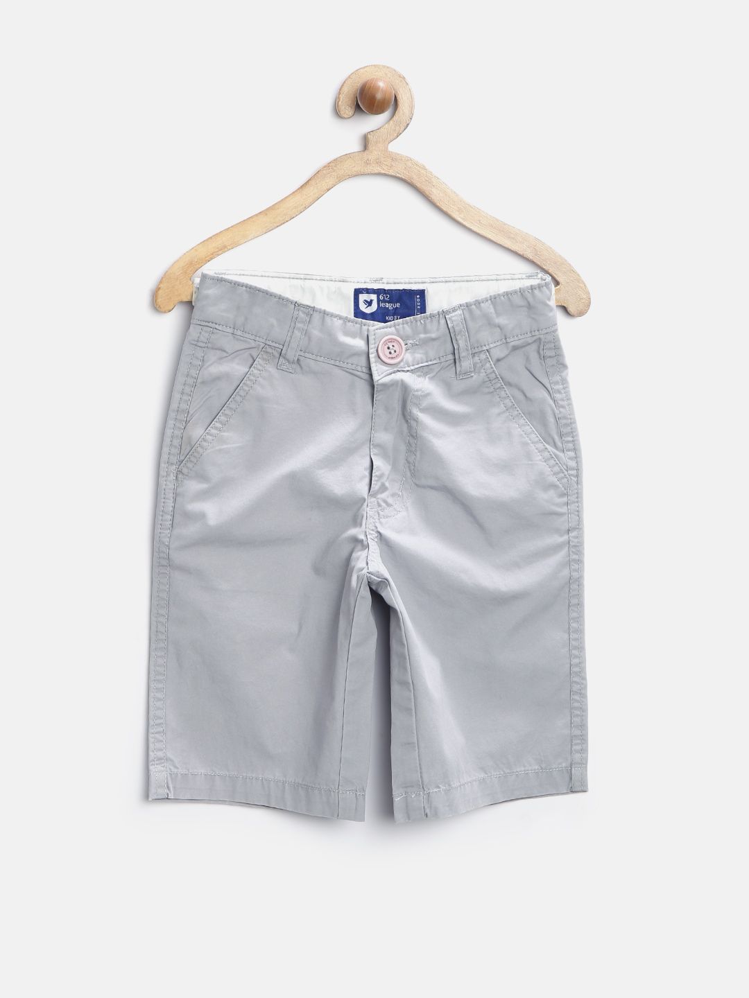 612 League Boys Grey Shorts