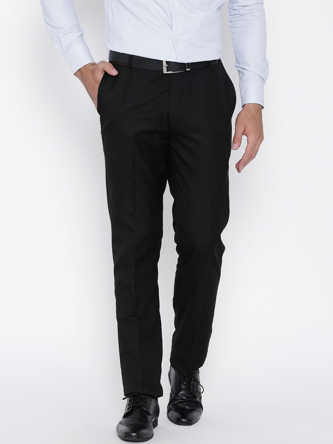 John Players Black Formal Trousers