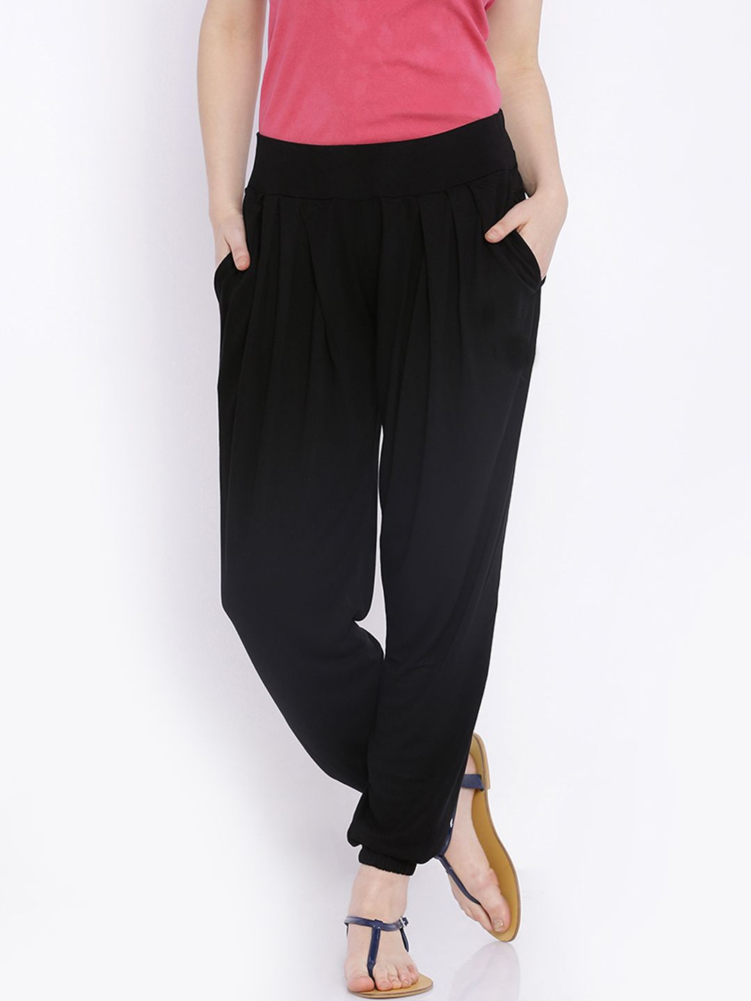 Ajile by Pantaloons Black Harem Pants
