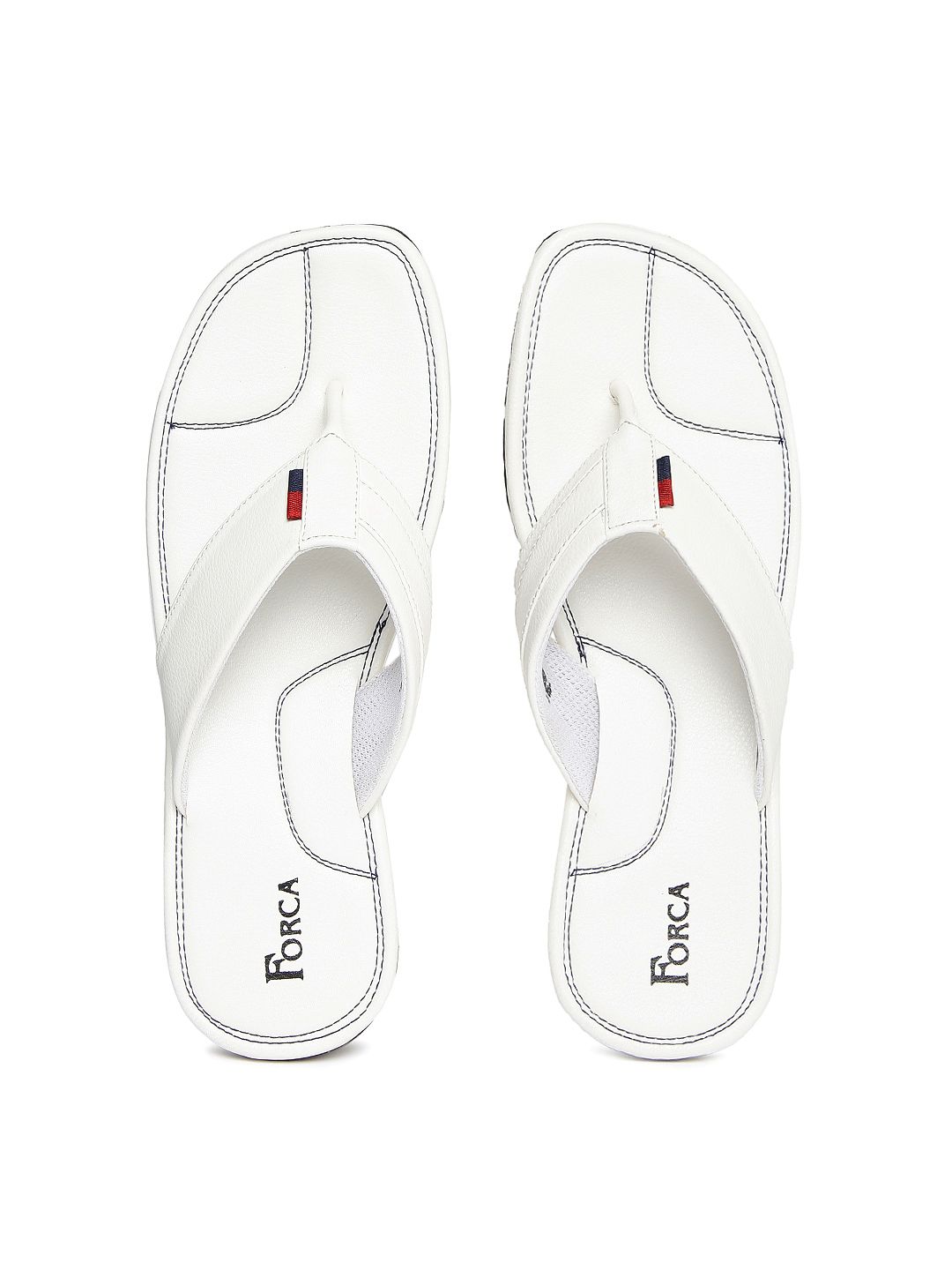 Forca by Lifestyle Men White Flip-Flops