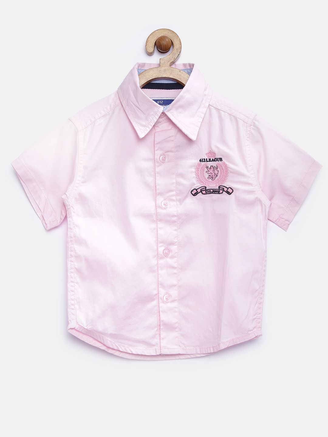 612 League Boys Pink Shirt
