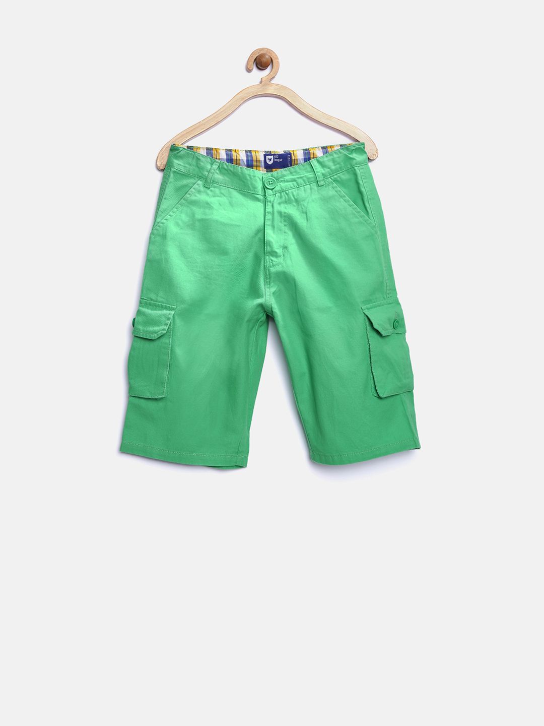 612 League Boys Green Cargo Shorts