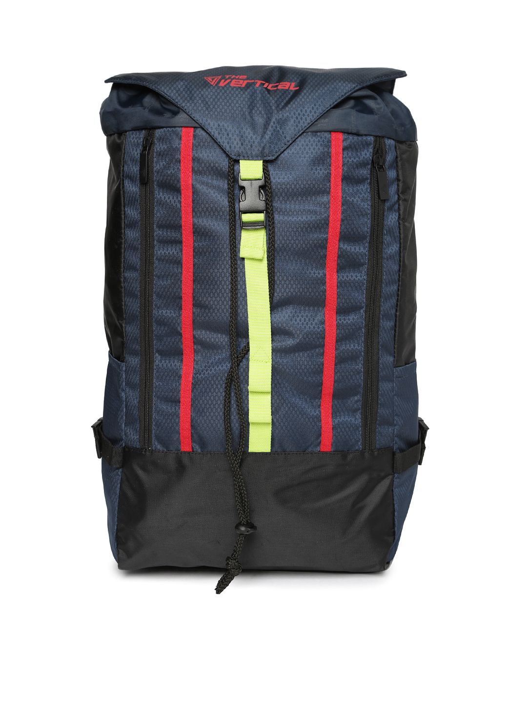 THe VerTicaL Unisex Navy Backpack