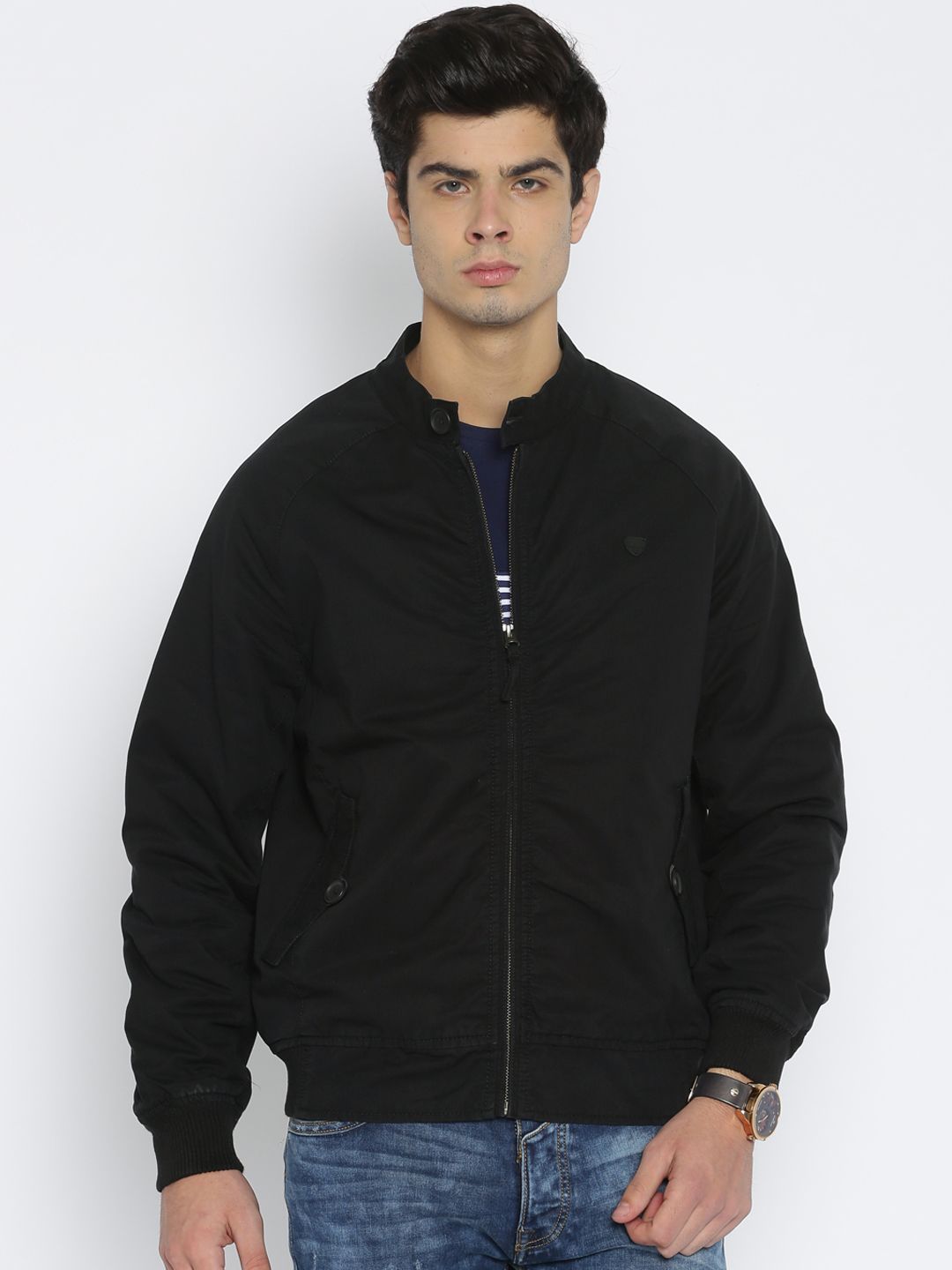 John Players Black Padded Jacket