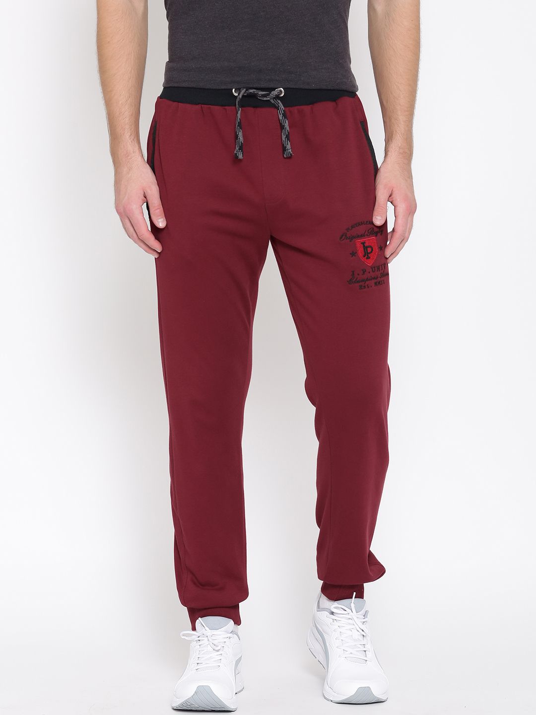 John Players Maroon Track Pants