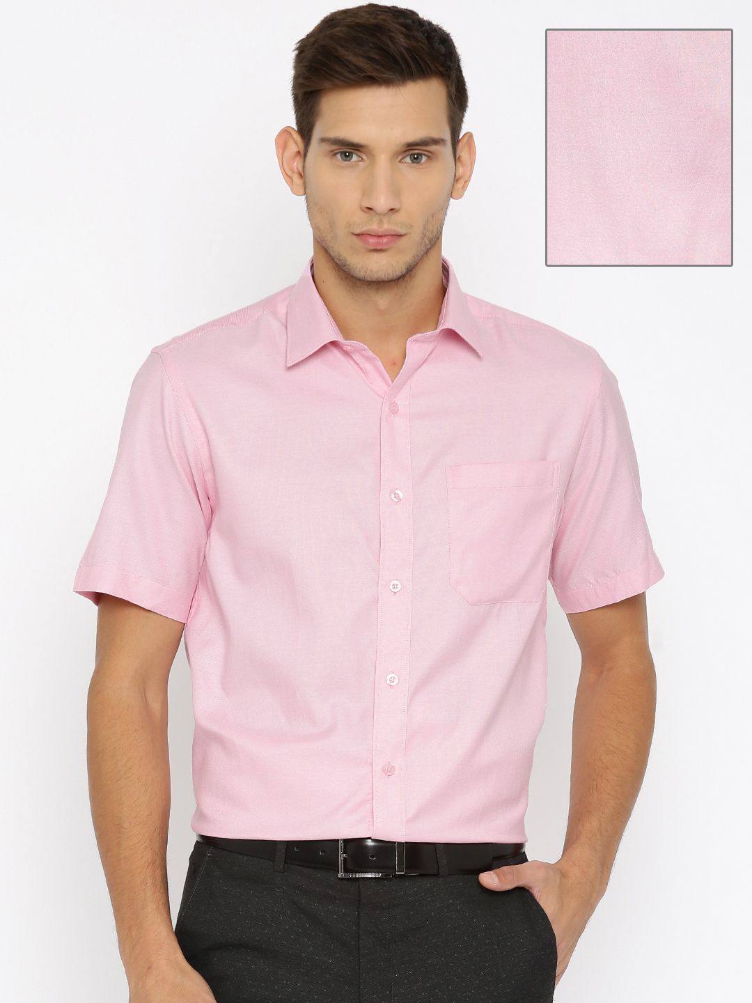 John Players Men Pink Formal Shirt