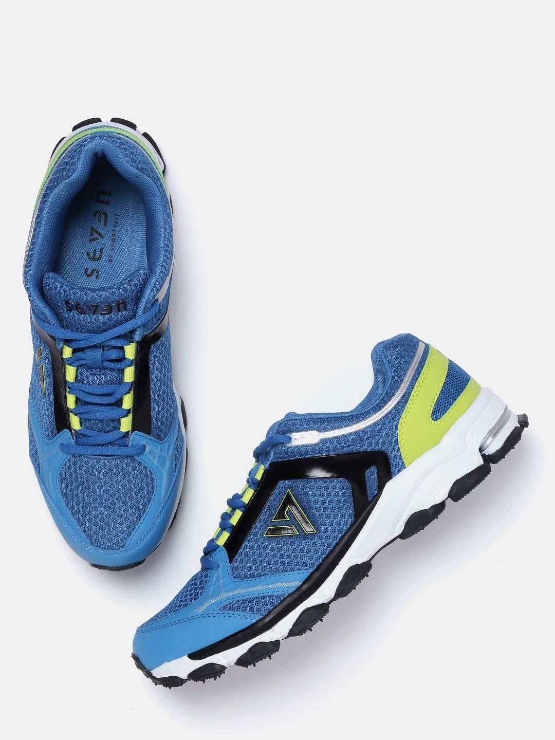 SEVEN by MS Dhoni Men Blue Atum Running Shoes