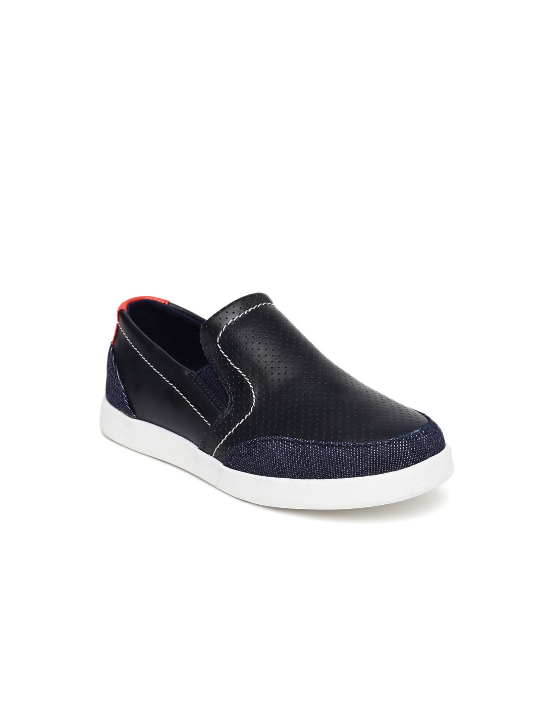 Fame Forever by Lifestyle Boys Black & Navy Blue Slip-On Sneakers