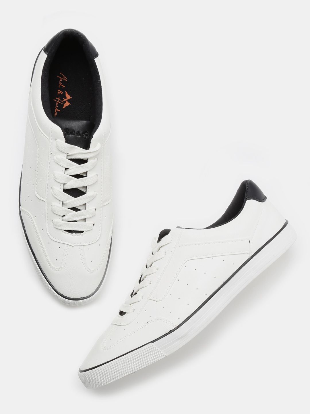 Mast & Harbour Men White Sneakers