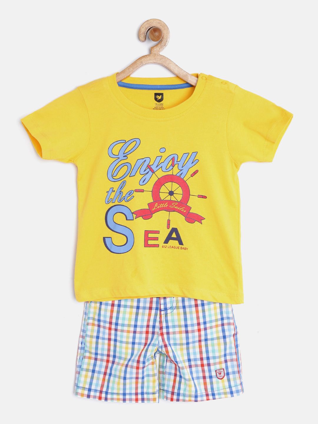 612 league Boys Multicoloured Printed Co-Ord Set