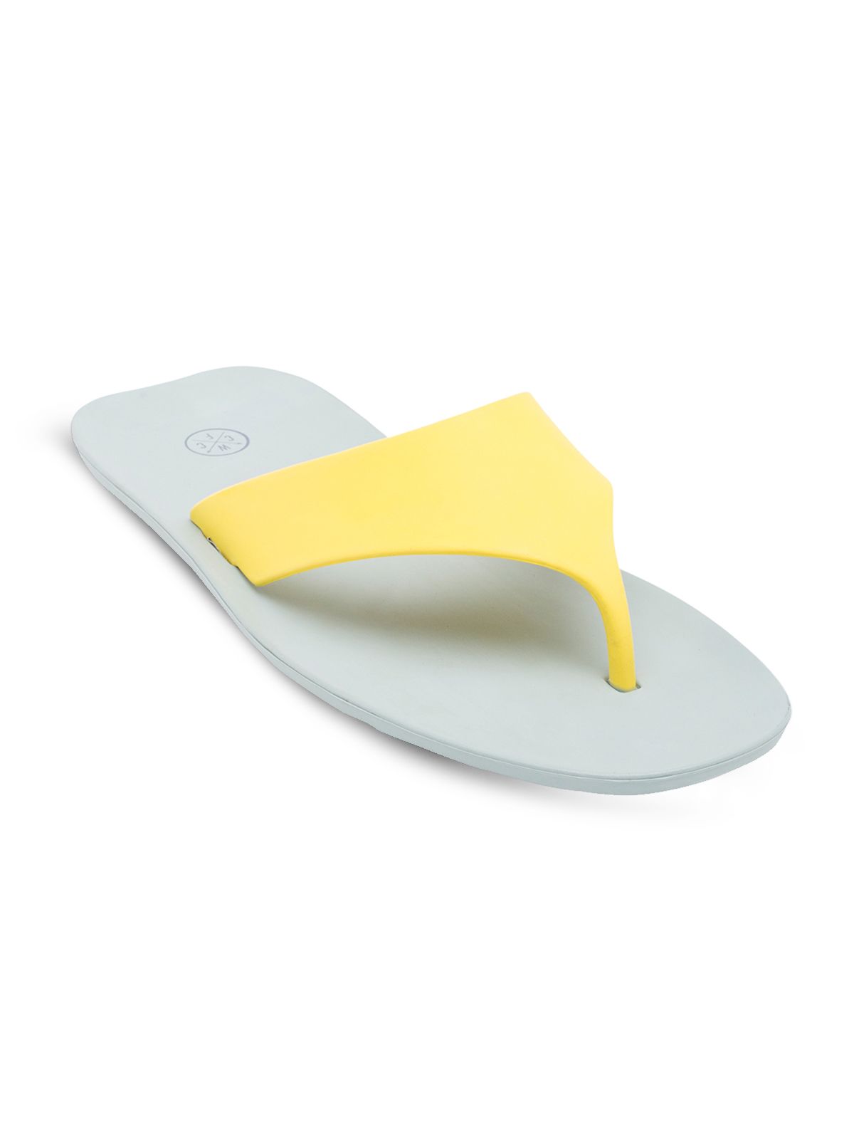 West Coast Footwear Company Men Yellow Flip-Flops