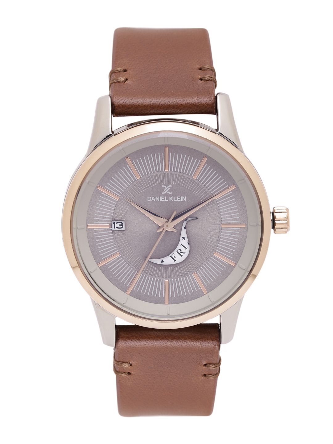 Daniel Klein Men Taupe Analogue Watch DK11300-2-400C