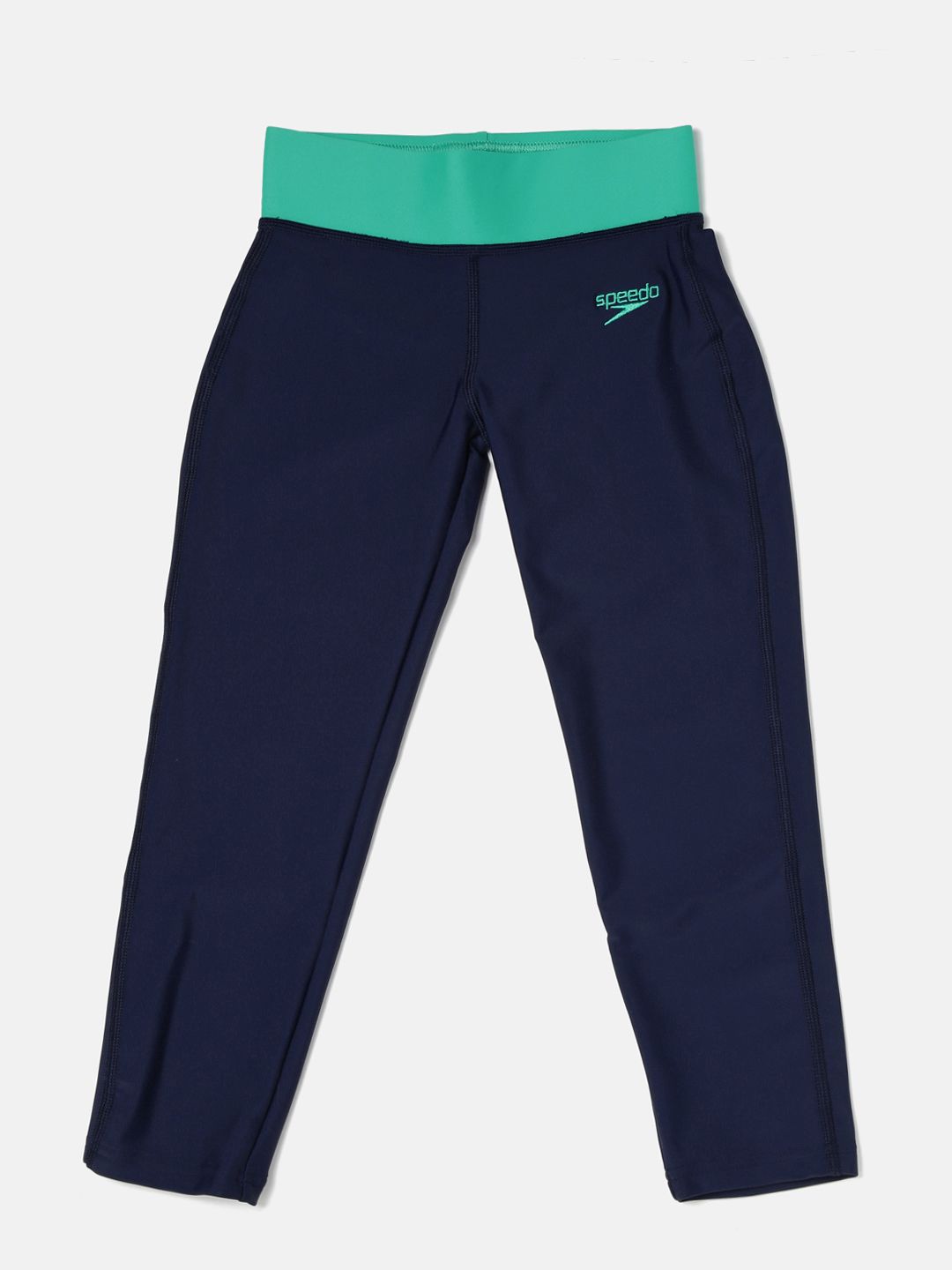 Speedo Girls Navy & Sea Green Swim Capris 8PSG03B369