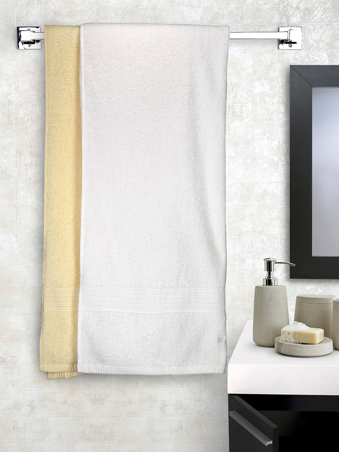 Raymond Home Set of 2 Cotton 400 GSM Bath Towels