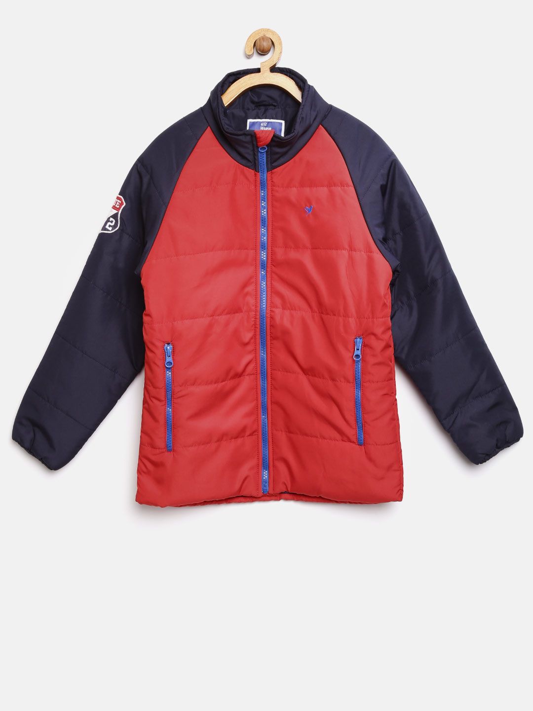 612 league Boys Red Solid Padded Jacket