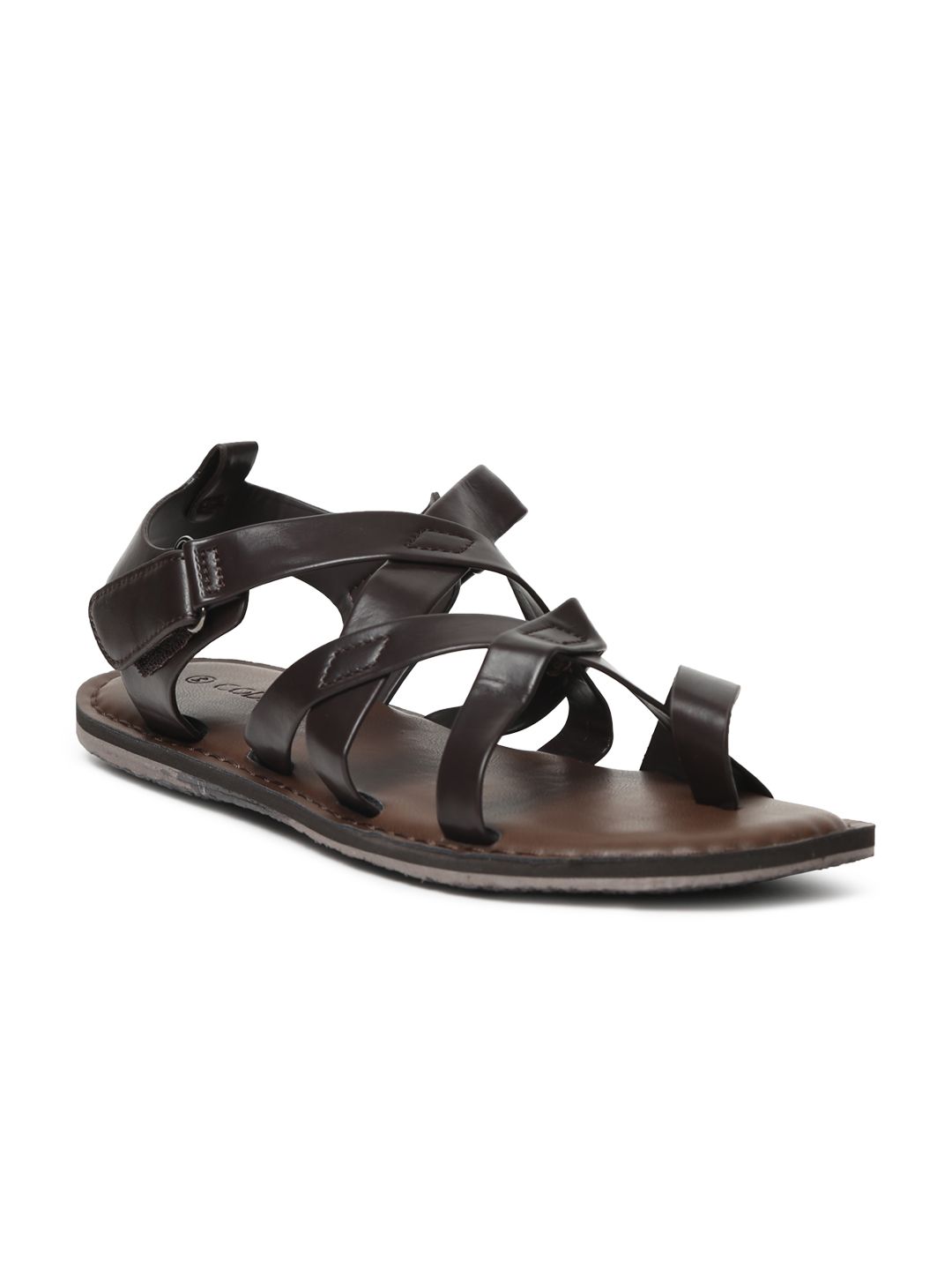 CODE by Lifestyle Men Brown Solid Comfort Sandals