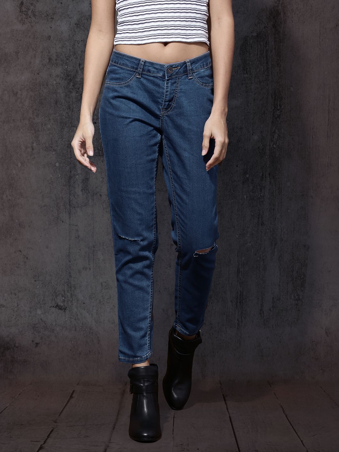 Roadster Blue Super Skinny Fit Jeggings