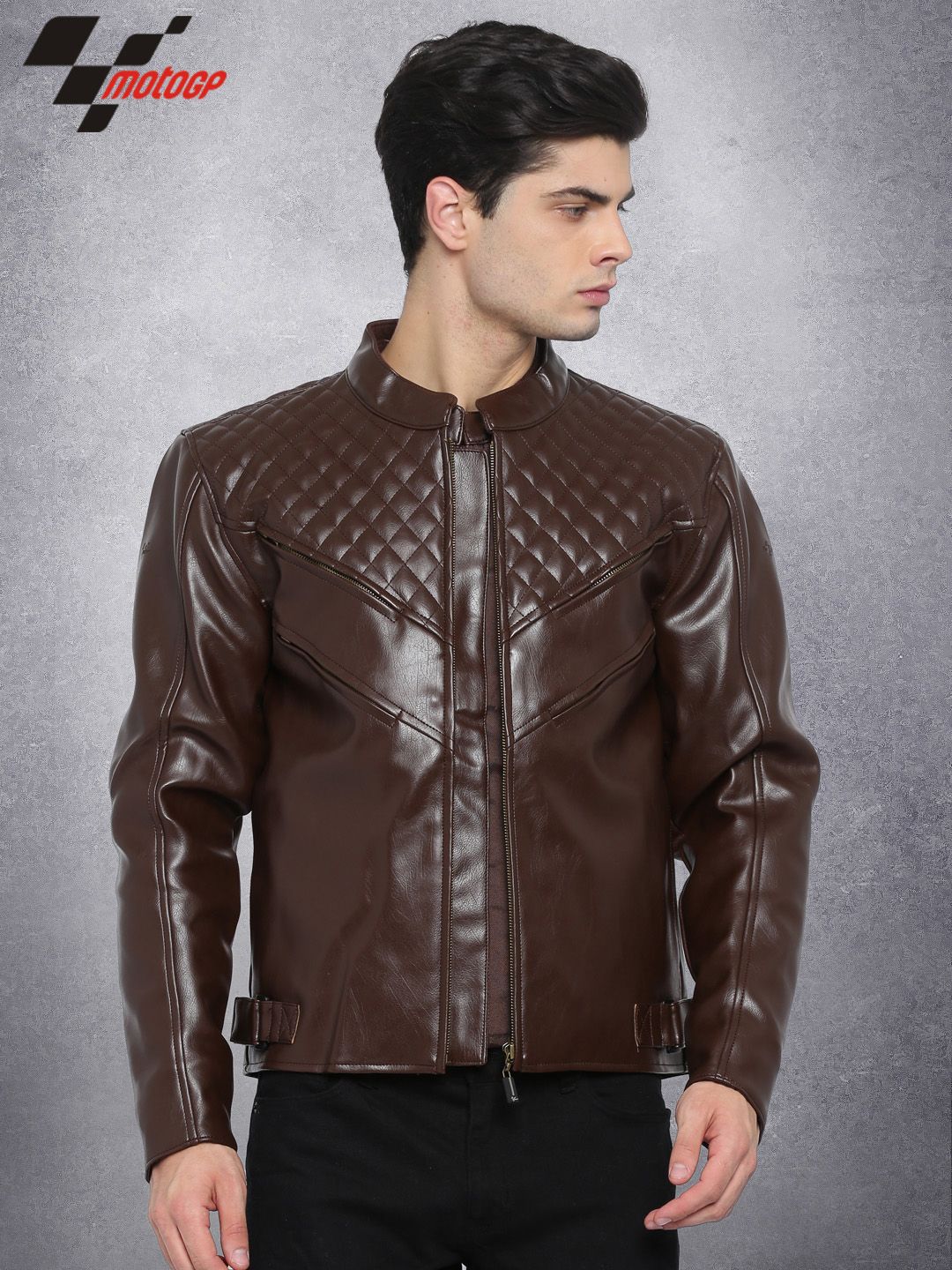 RDSTR Brown MotoGP Biker Jacket