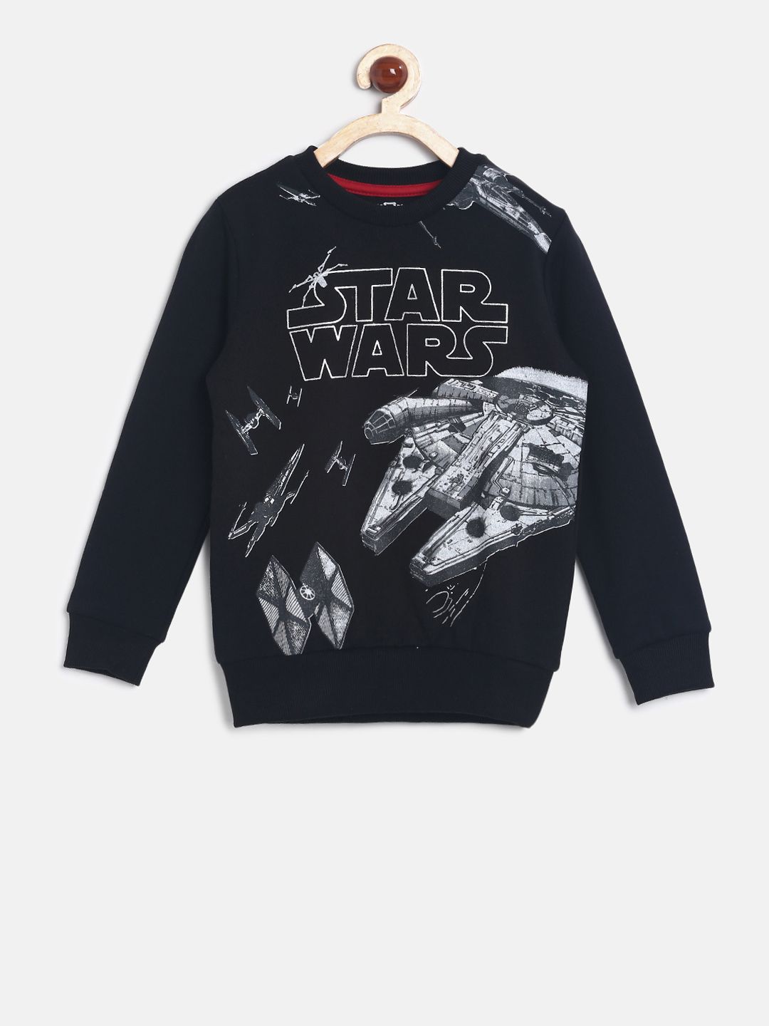 CHALK by Pantaloons Boys Navy Blue Printed Sweatshirt