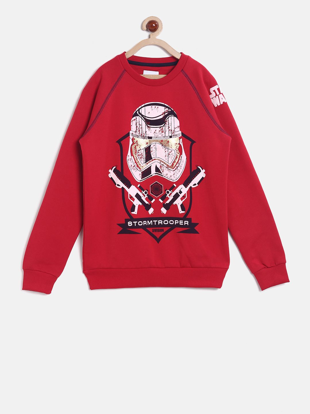 POPPERS by Pantaloons Boys Red Printed Sweatshirt