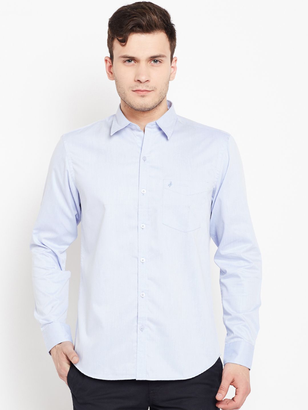 John Players Men Assorted Trim Fit Solid Casual Shirt