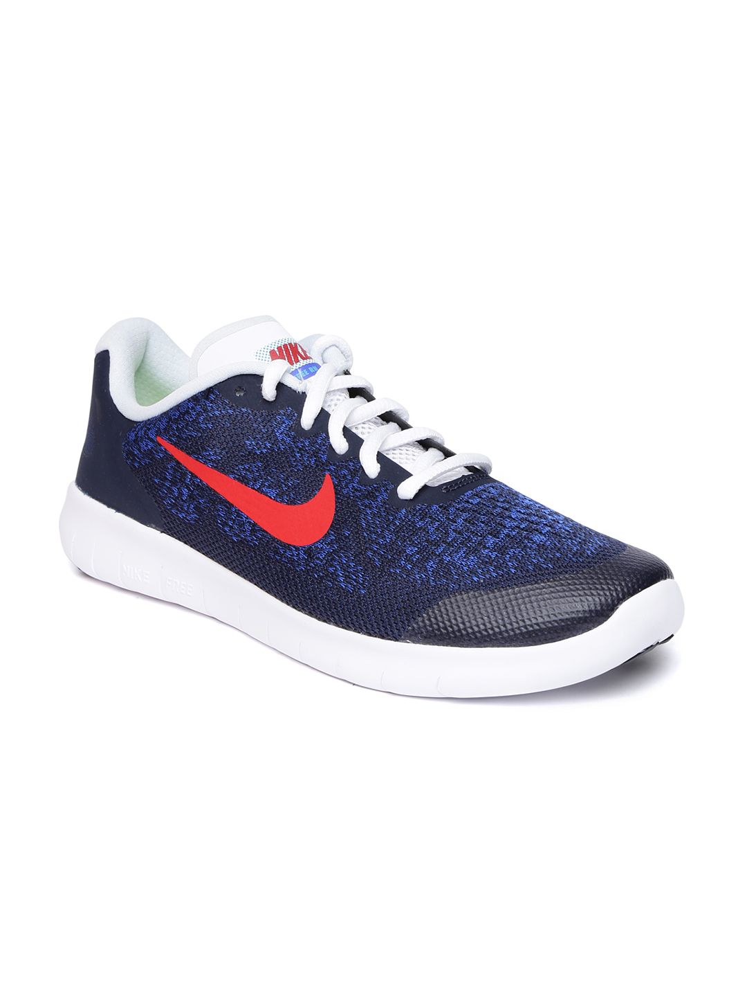 Nike Boys Blue FREE RN 2017 Running Shoes
