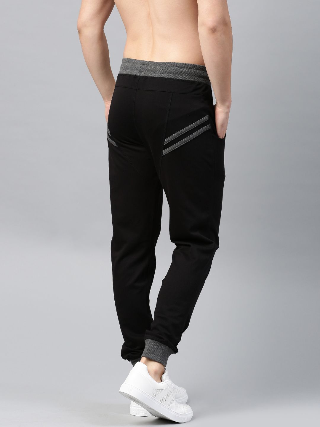 HRX by Hrithik Roshan Black Active Joggers