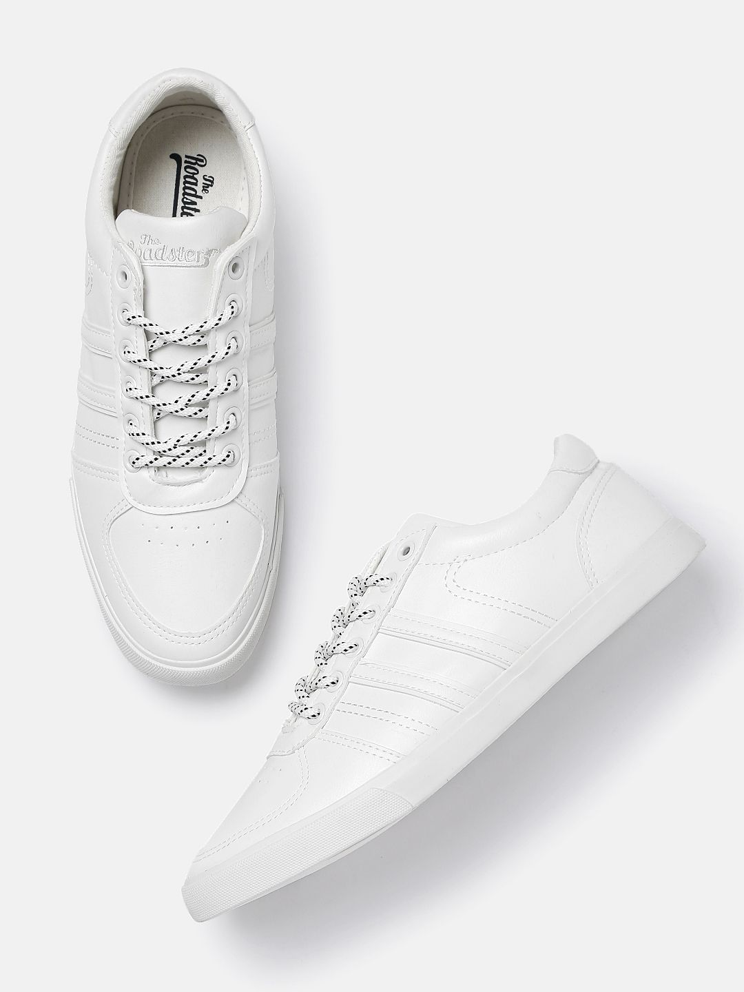 Roadster Men White Sneakers