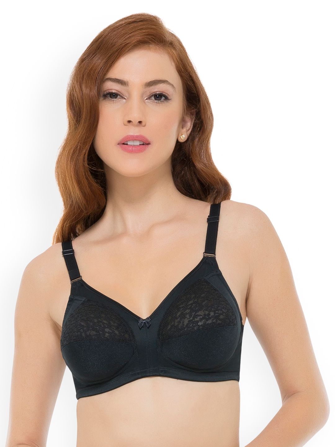 Amante Non Padded Wirefree Classic Shaper Lace Bra - BRA28701