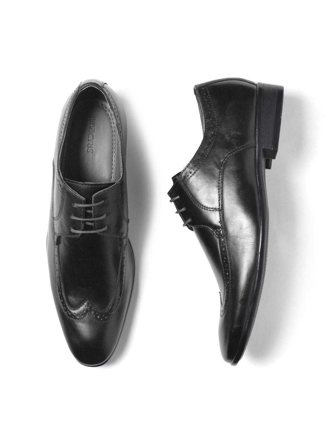 INVICTUS Men Black Formal Brogues