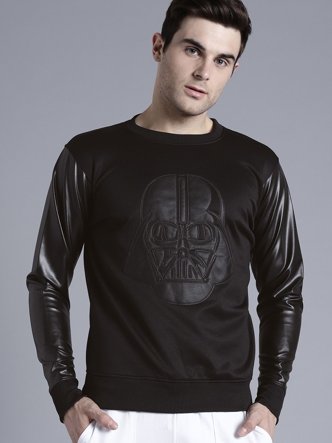 Kook N Keech Star Wars Black Patterned Sweatshirt