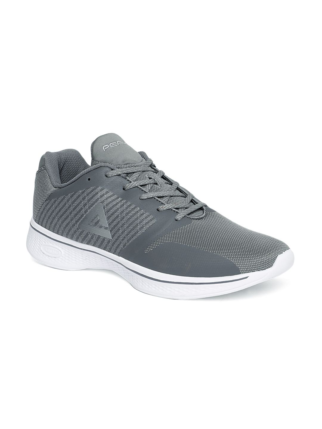 PEAK Men Grey Running Shoes