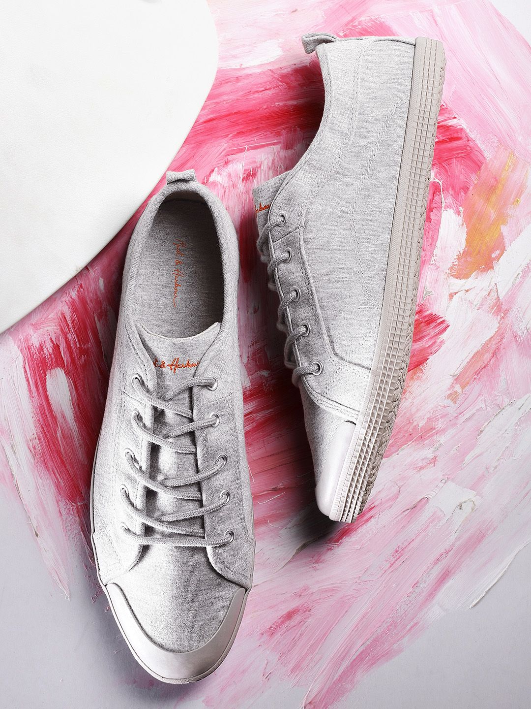 Mast & Harbour Men Grey Sneakers