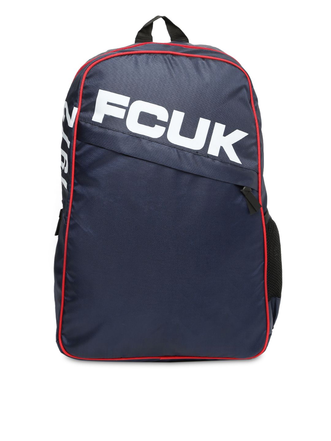 French Connection Unisex Blue Brand Logo Backpack
