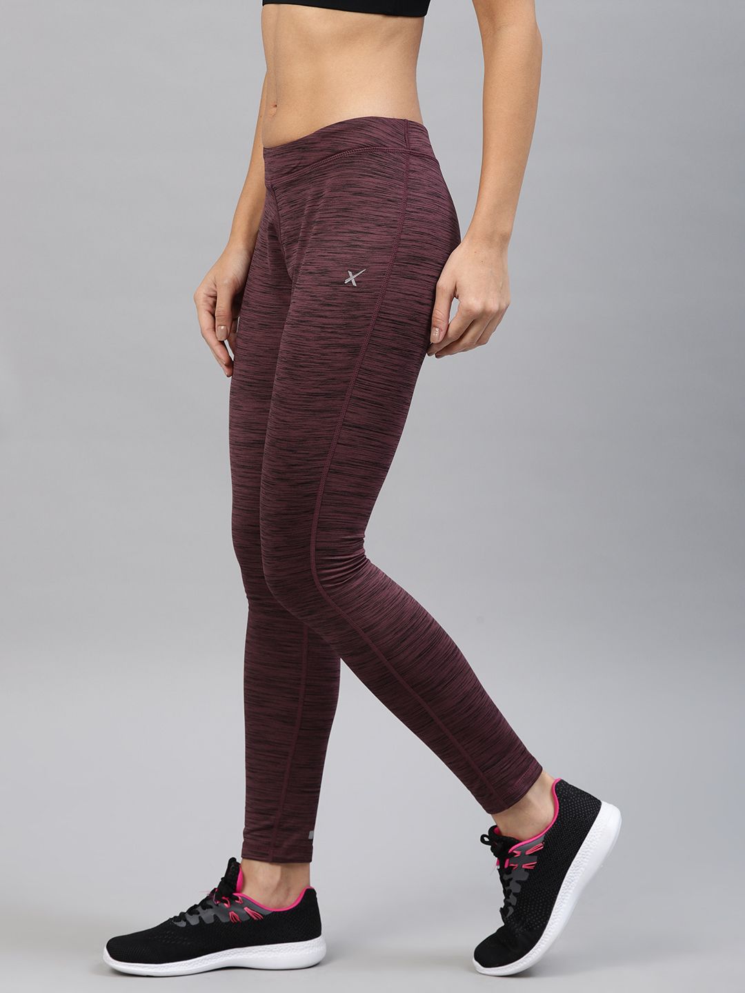 HRX by Hrithik Roshan Women Red Ankle Length Running Tights