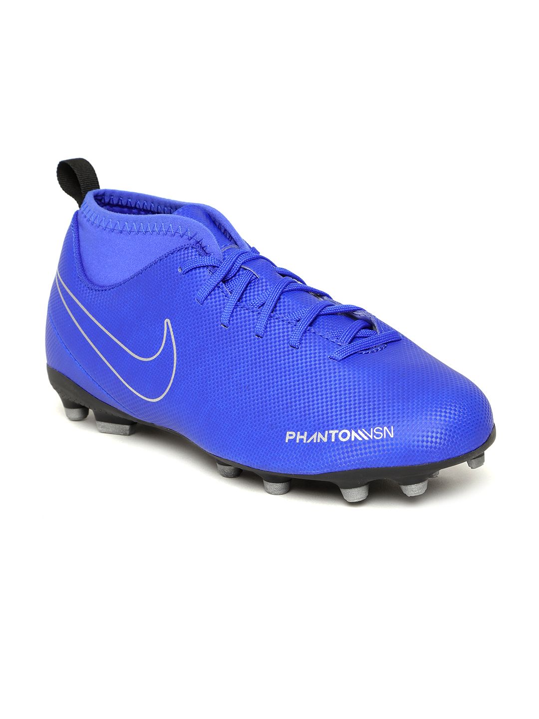 Nike Kids Blue Phantom Vision Club Dynamic Fit FG/MG Football Shoes