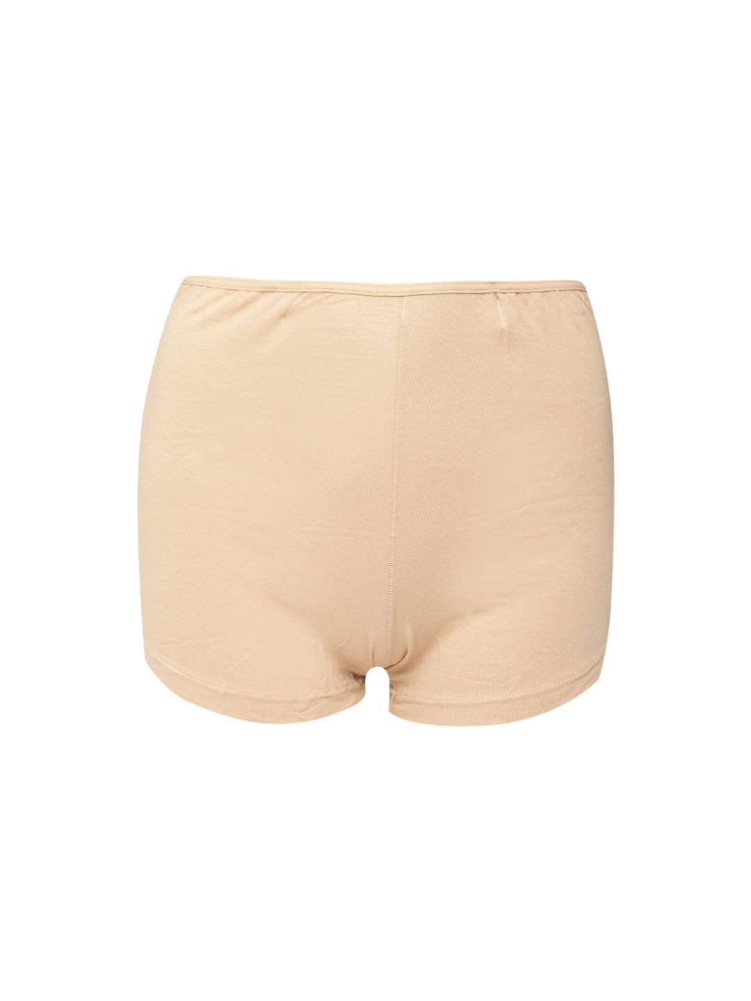 Jockey Women Beige Solid Boy Shorts SS04-0105