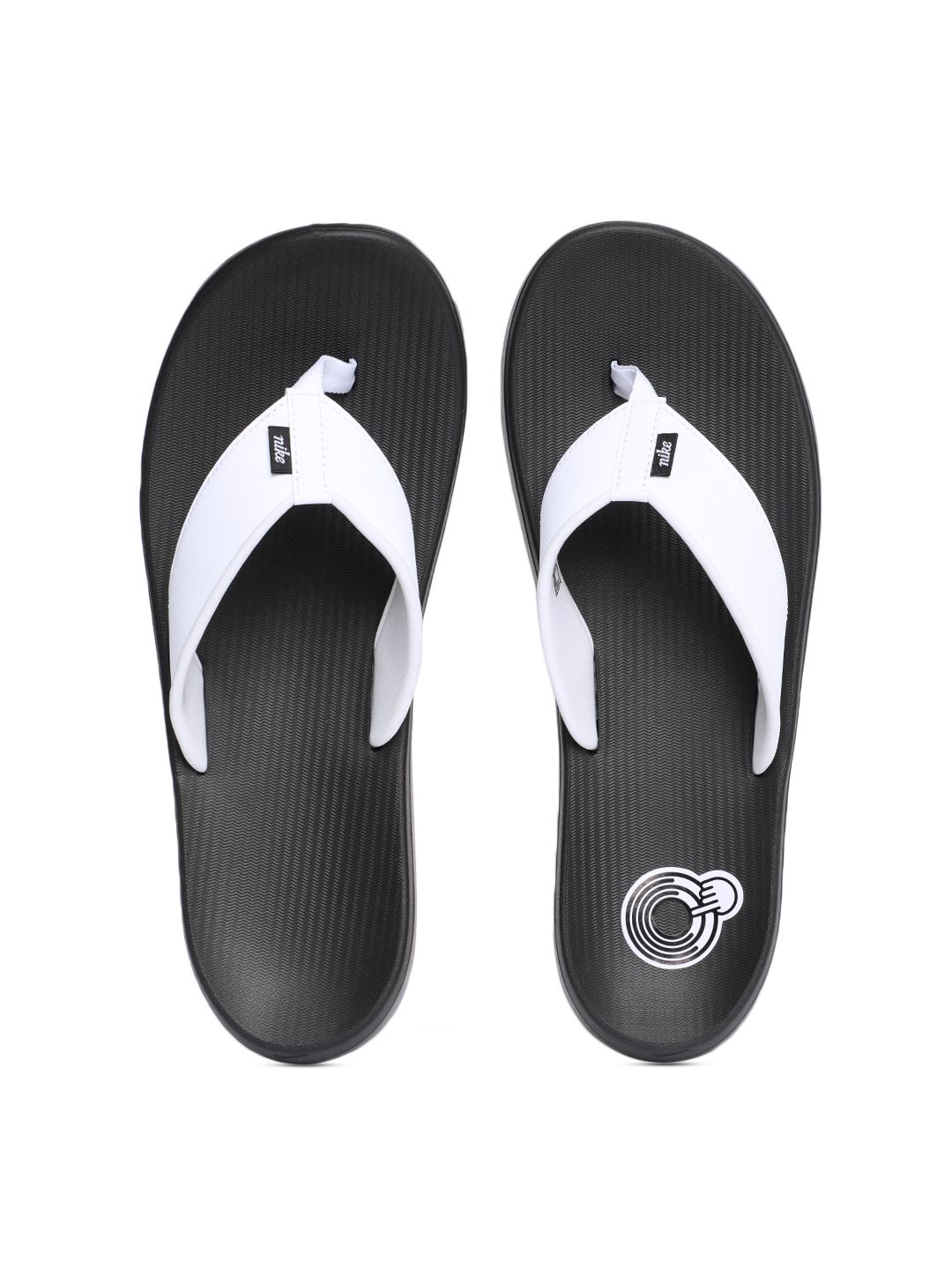 Nike Men White Solid KEPA KAI Thong Flip-Flops