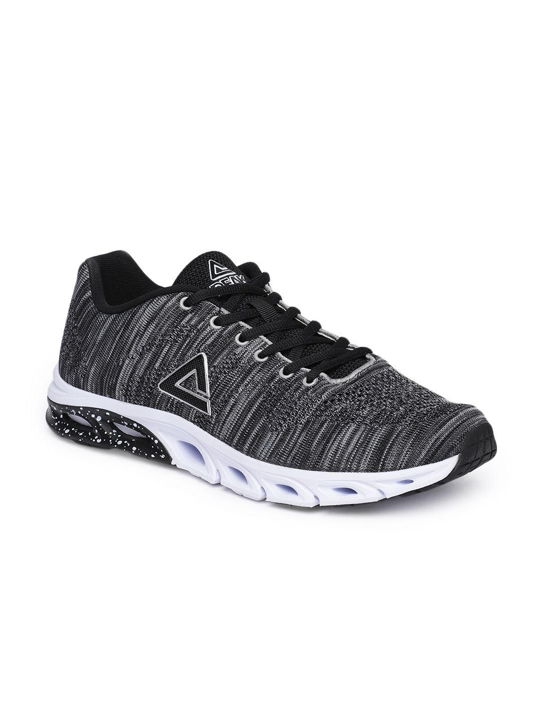 PEAK Men Grey Melange Running Shoes