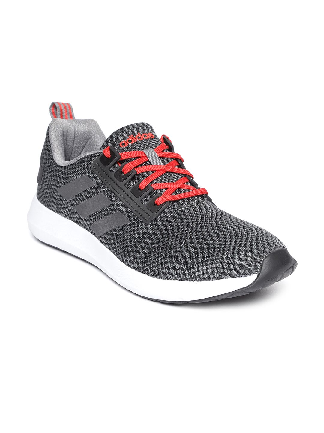 ADIDAS Men Grey & Black ARIUS 1 Running Shoes