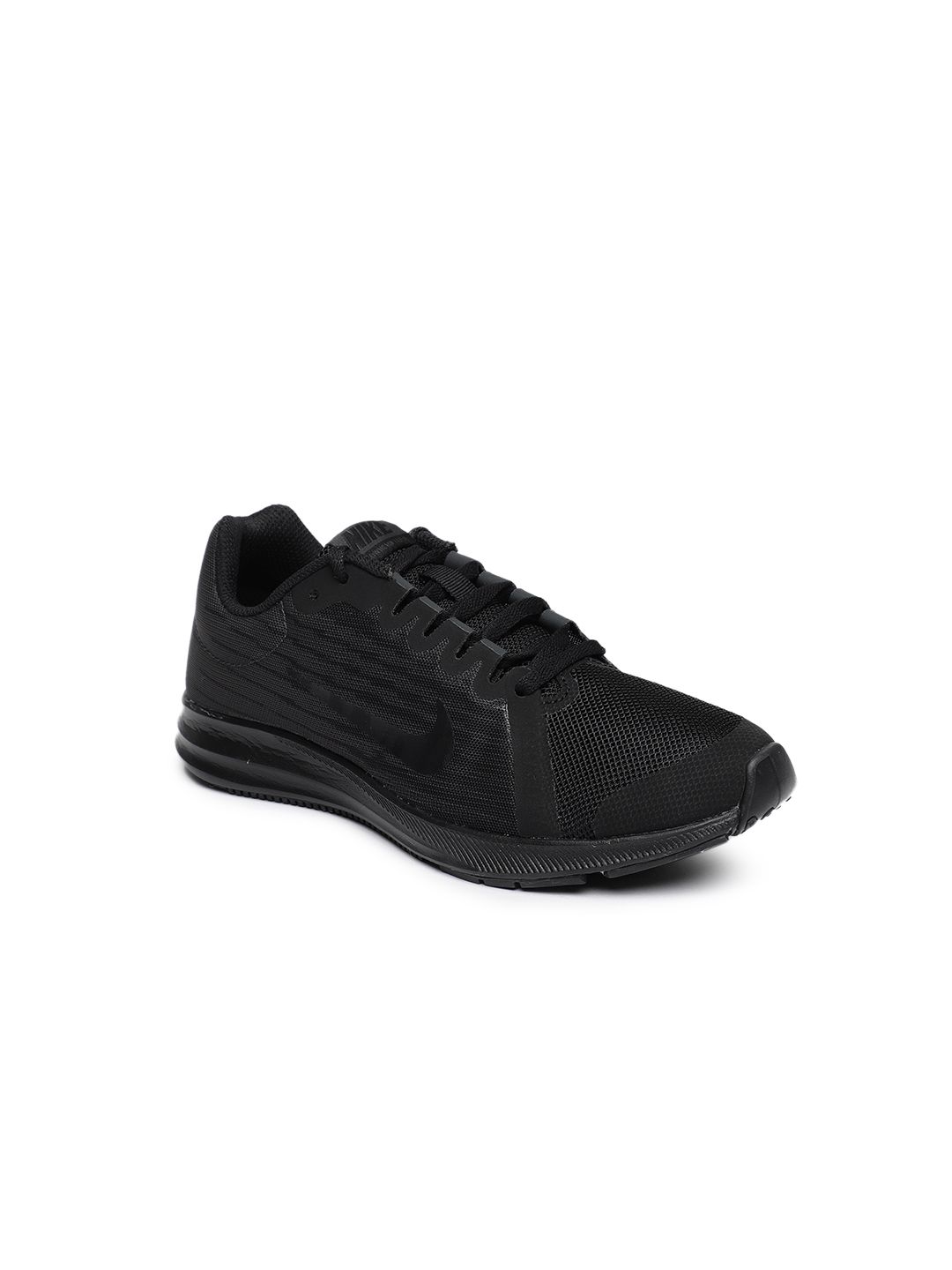Nike Boys Black DOWNSHIFTER 8 (GS) Running Shoes