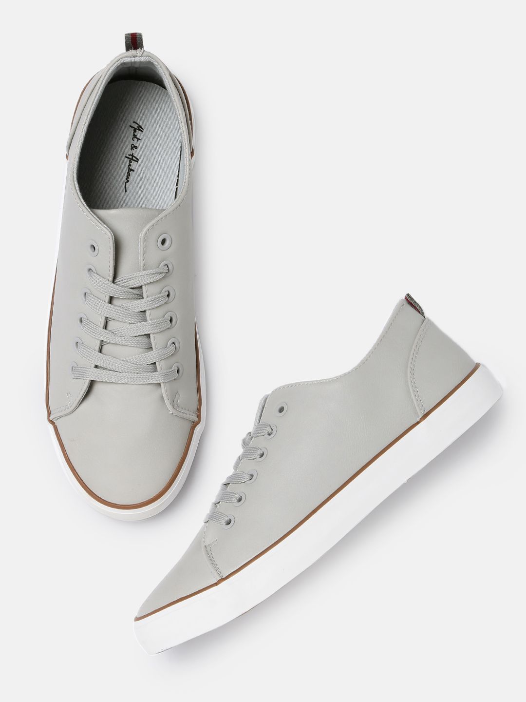 Mast & Harbour Men Grey Sneakers
