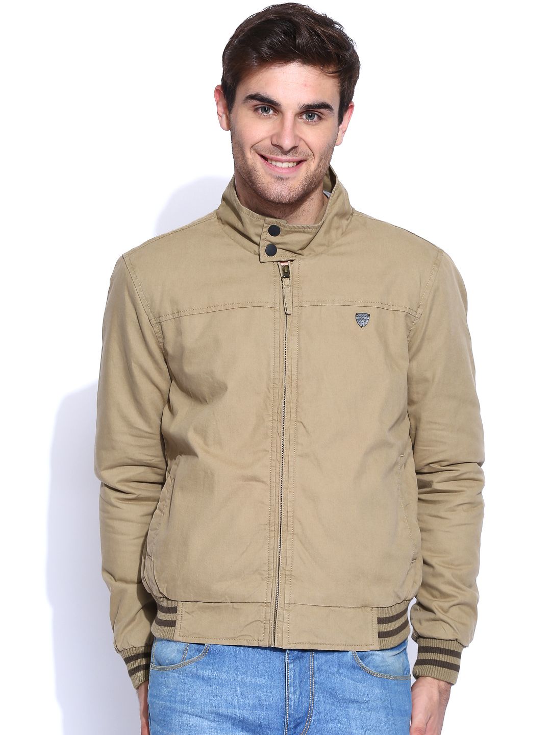 John Players Brown Padded Jacket