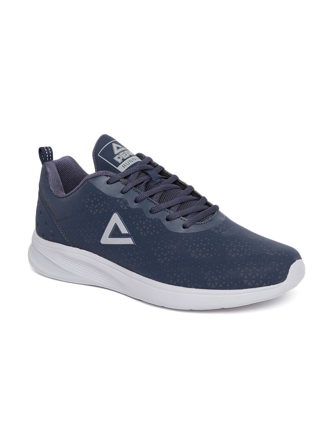 PEAK Men Navy Blue Running Shoes