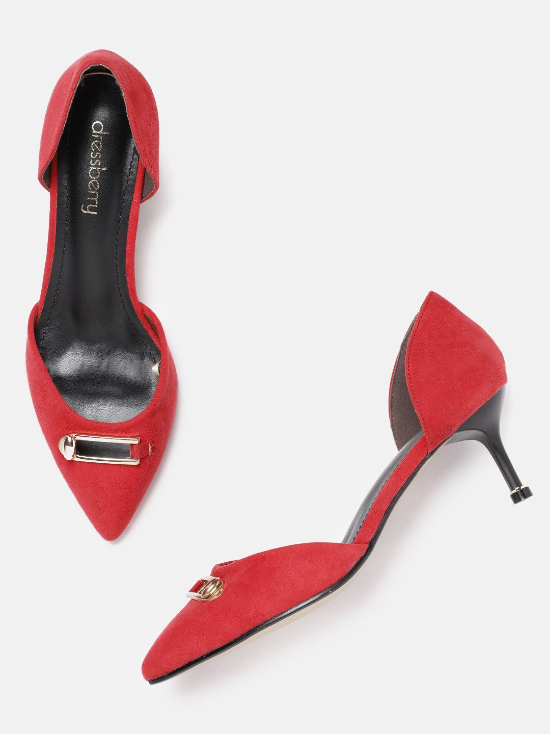 DressBerry Women Red Pumps