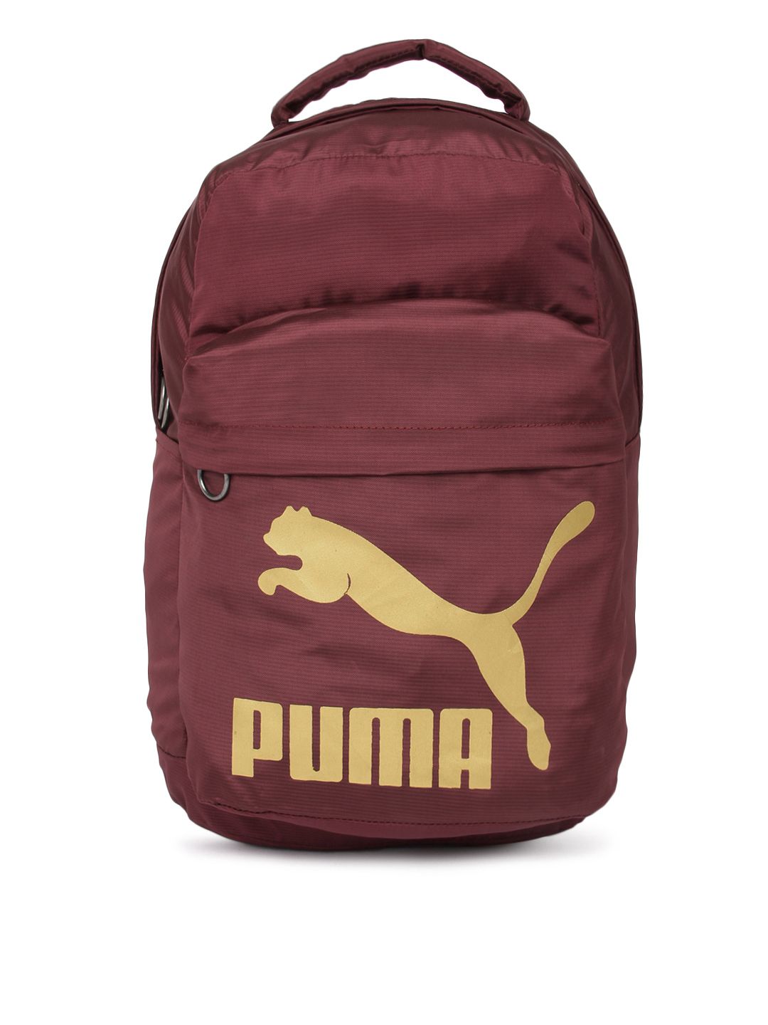 Puma Unisex Burgundy Originals Brand Logo Laptop Backpack
