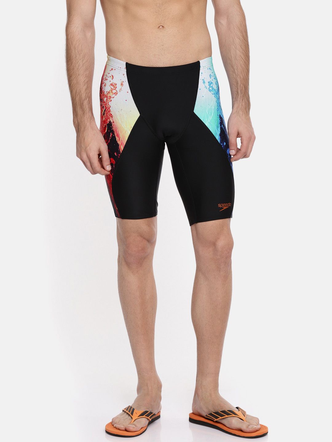 Speedo Men Black Printed ENERGY BLAST JAMMER Swim Shorts 8MS4110001